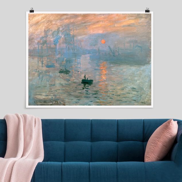 decoraçoes cozinha Claude Monet - Impression (Sunrise)