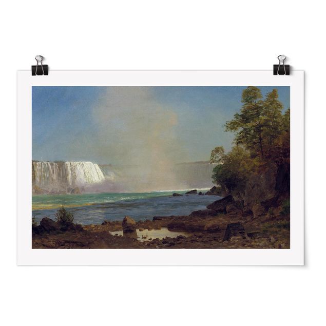 Quadros paisagens Albert Bierstadt - Niagara Falls