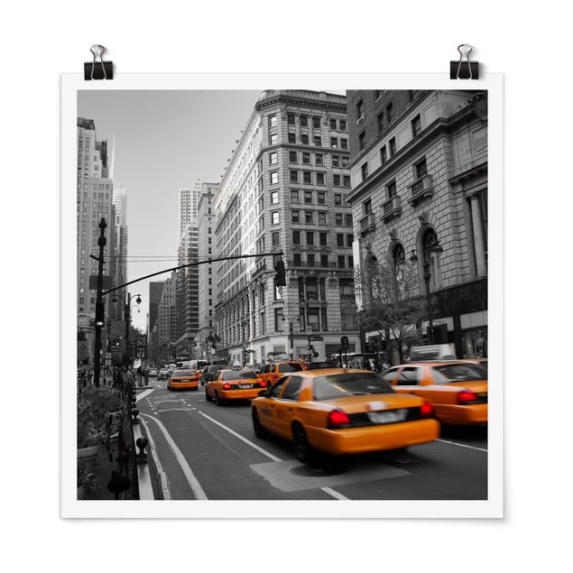 Posters em preto e branco New York, New York!