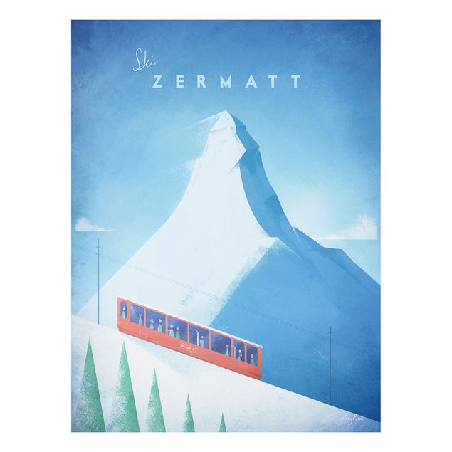 Quadros Suíça Travel Poster - Zermatt
