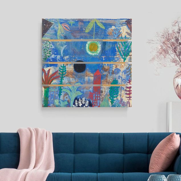 decoraçao para parede de cozinha Paul Klee - Sunken Landscape