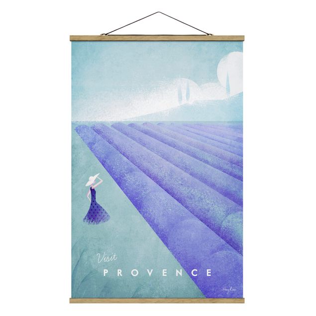 quadros de flores Travel Poster - Provence