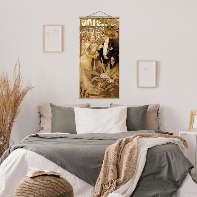 decoraçoes cozinha Alfons Mucha - Advertising Poster For Flirt Biscuits