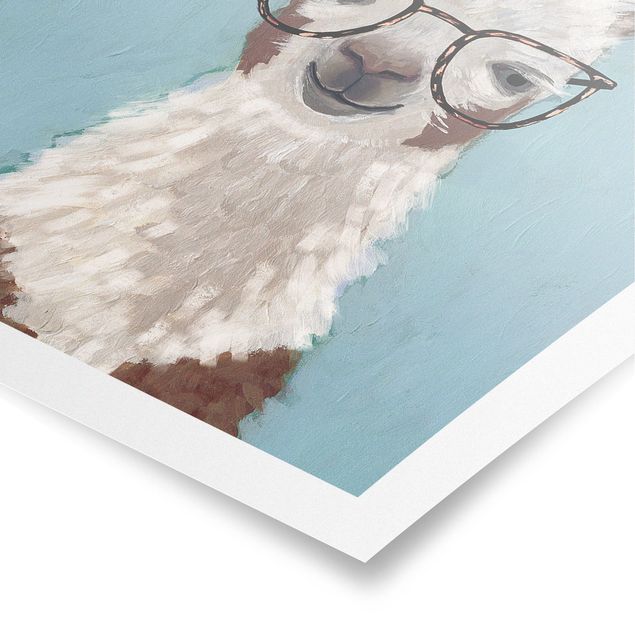 quadro animal Lama With Glasses II