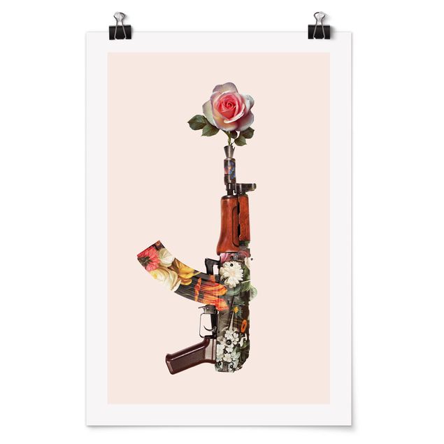 Posters quadros famosos Weapon With Rose