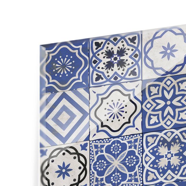 Painel anti-salpicos de cozinha Mediterranean Tile Pattern