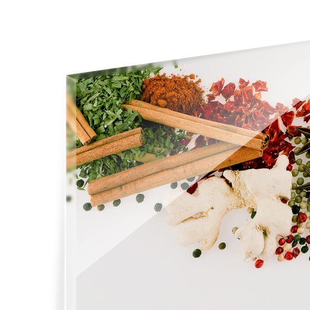 Painel anti-salpicos de cozinha Spices And Dried Herbs