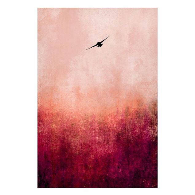 quadros de paisagens Bird In Sunset