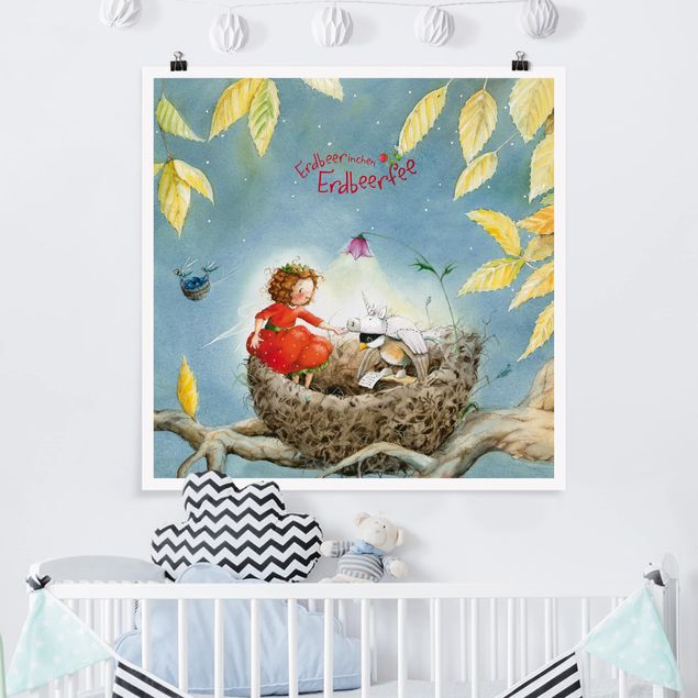 Posters animais Little Strawberry Strawberry Fairy - Sparrow