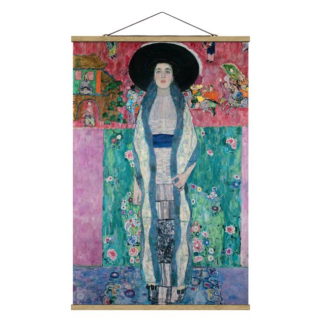 Quadros famosos Gustav Klimt - Portrait Adele Bloch-Bauer II