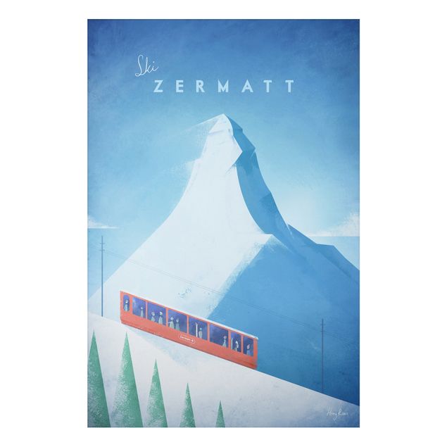 Quadros Suíça Travel Poster - Zermatt