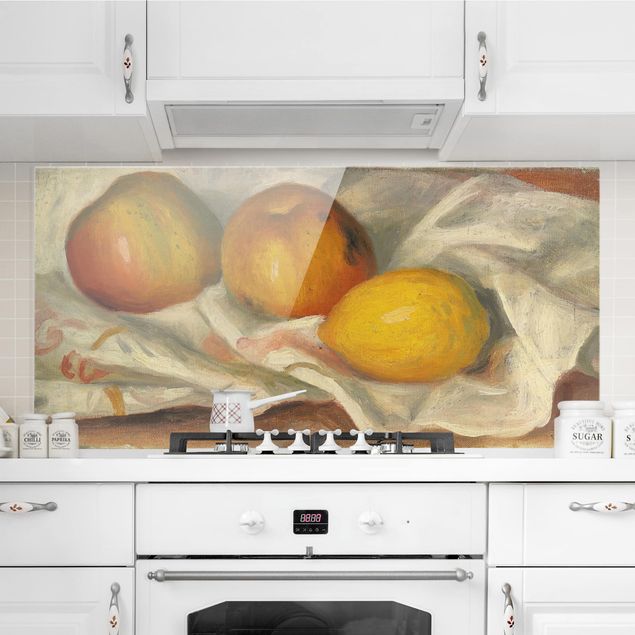 decoraçao para parede de cozinha Auguste Renoir - Apples And Lemon
