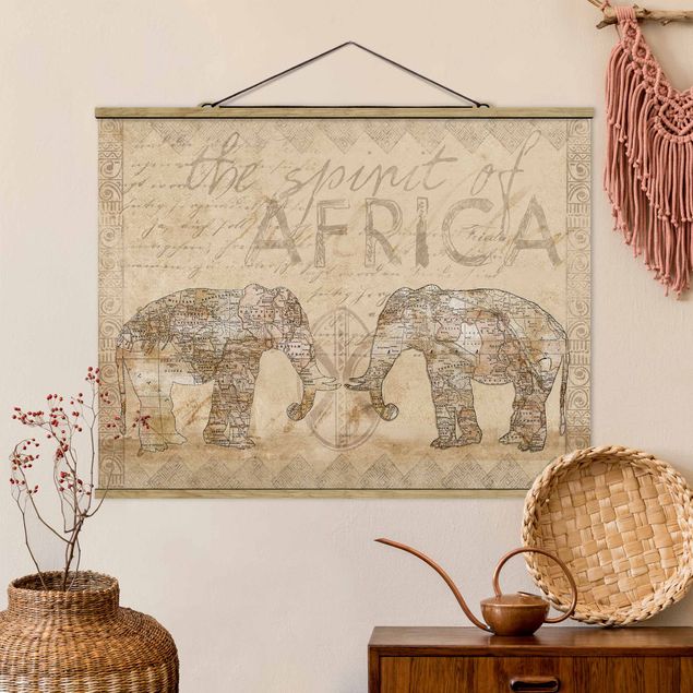 decoraçoes cozinha Vintage Collage - Spirit Of Africa