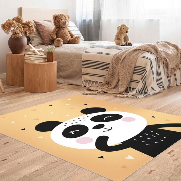 tapetes sala modernos The Happiest Panda