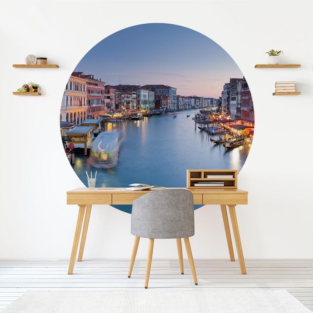 decoraçao para parede de cozinha Evening On The Grand Canal In Venice