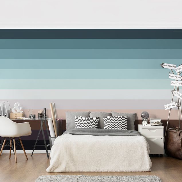 Papel de parede padrões Abstract Landscape Panorama