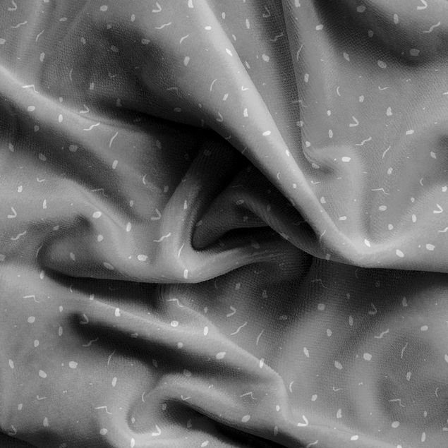 cortinas à medida Abstract Monochrome Pattern - Grey