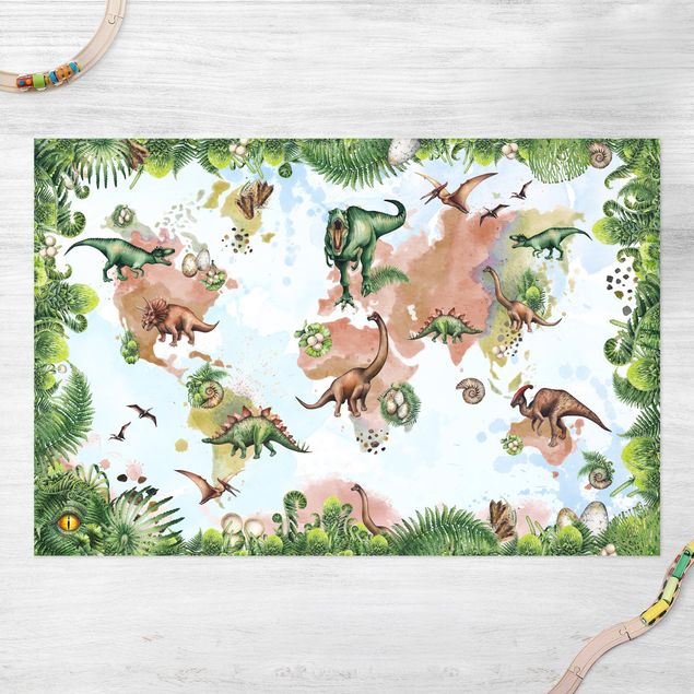 tapetes de exterior Playoom Mat Dinosaurs - When Dinos Ruled The World