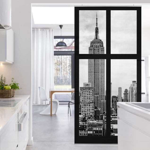 divisórias quartos Window New York Empire State Building