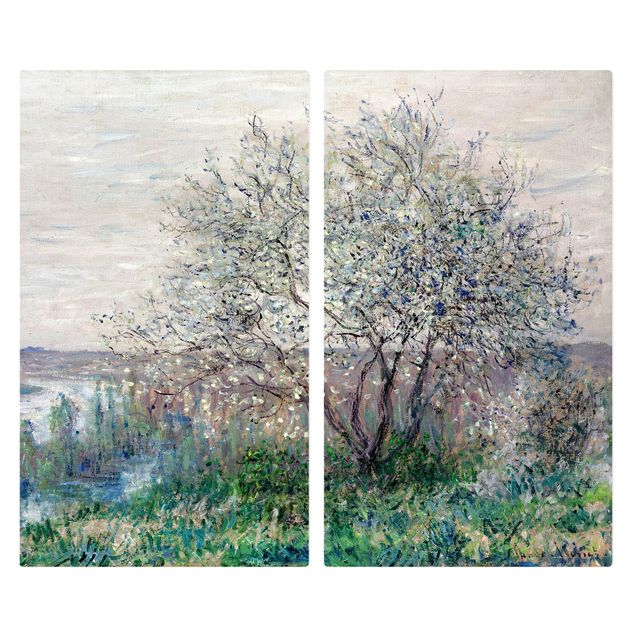 Proteção para fogão Claude Monet - Spring in Vétheuil
