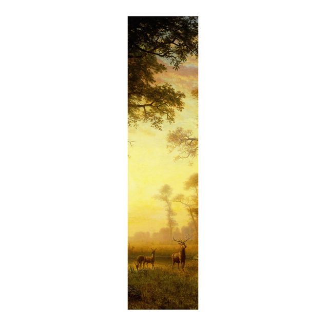 Quadros movimento artístico Romantismo Albert Bierstadt - Light in the Forest