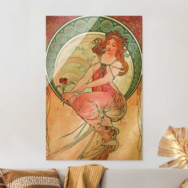 Quadros movimento artístico Art Déco Alfons Mucha - Four Arts - Painting