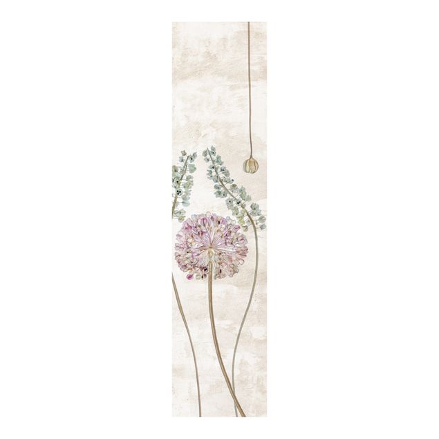 Painéis deslizantes flores Allium Illustration