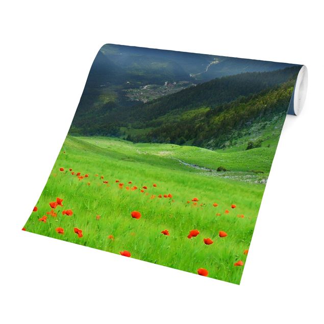 papel parede de flor Alpine Meadow