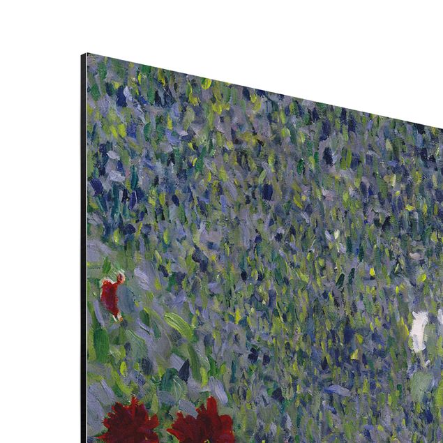 quadros flores Gustav Klimt - Cottage Garden