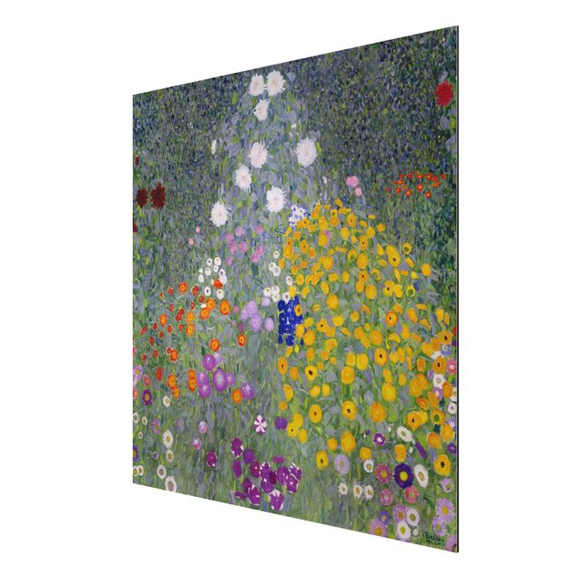 Quadros por movimento artístico Gustav Klimt - Cottage Garden