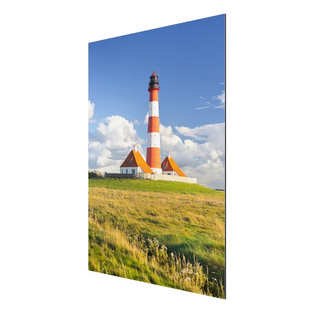 quadro de praia Lighthouse In Schleswig-Holstein
