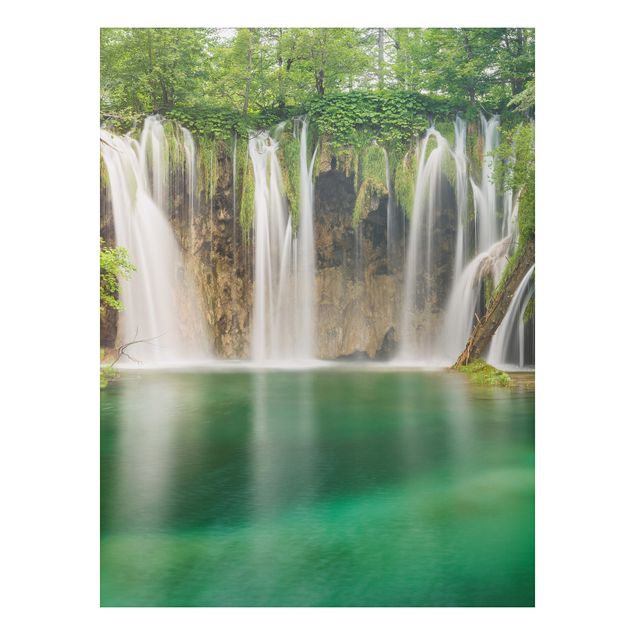 Quadros paisagens Waterfall Plitvice Lakes