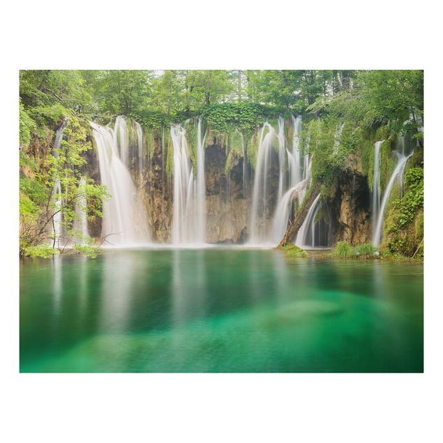 Quadros paisagens Waterfall Plitvice Lakes