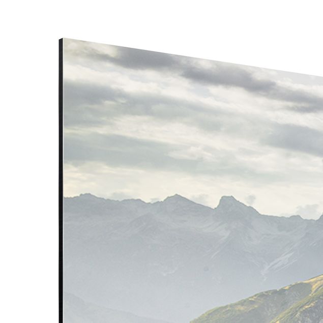quadros modernos para quarto de casal Mountains And Valley Of The Lechtal Alps In Tirol