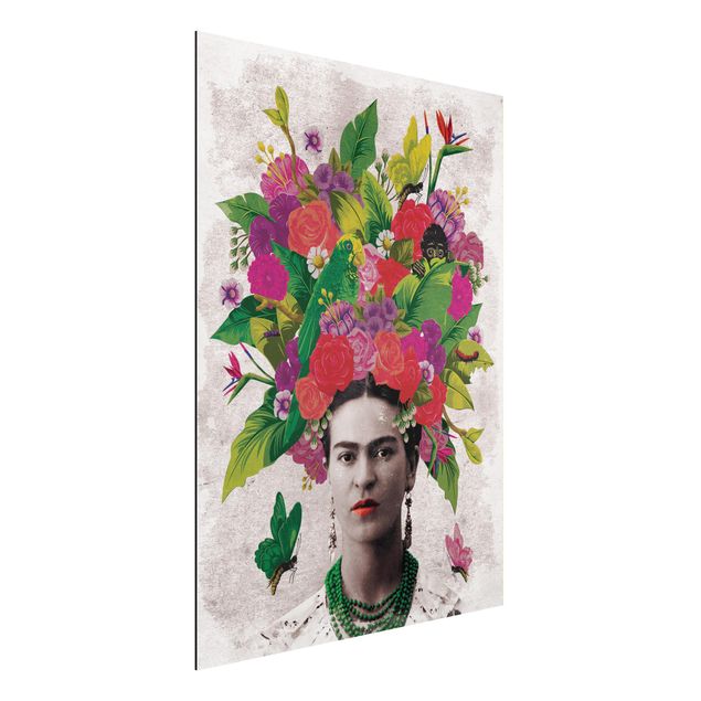 decoraçao cozinha Frida Kahlo - Flower Portrait