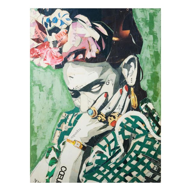 Quadros famosos Frida Kahlo - Collage No.3