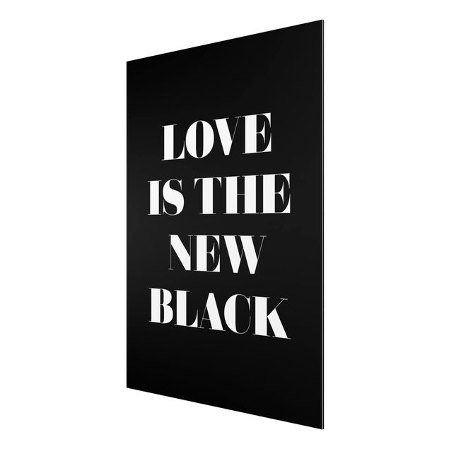 quadros decorativos para sala modernos Love Is The New Black