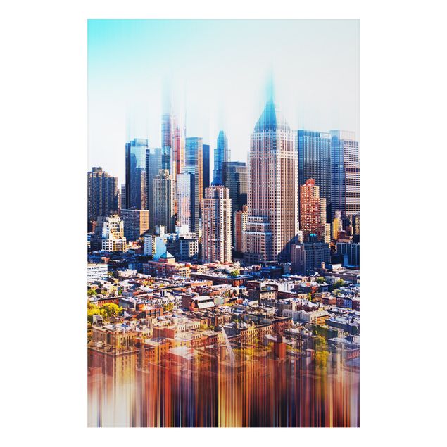 Quadros Nova Iorque Manhattan Skyline Urban Stretch