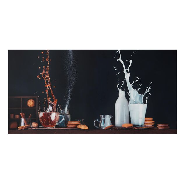 Quadros natureza-morta Milk And Tea Composition