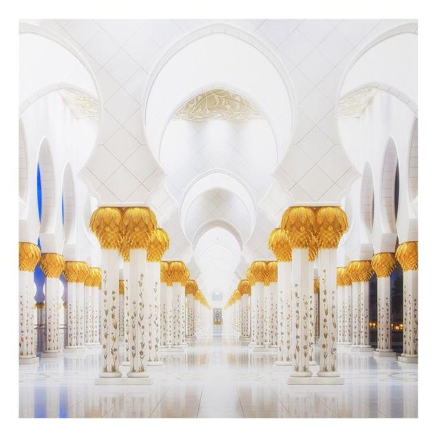 Quadros cidades Mosque In Gold