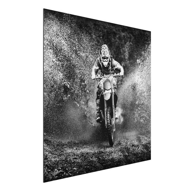 decoraçao para parede de cozinha Motocross In The Mud