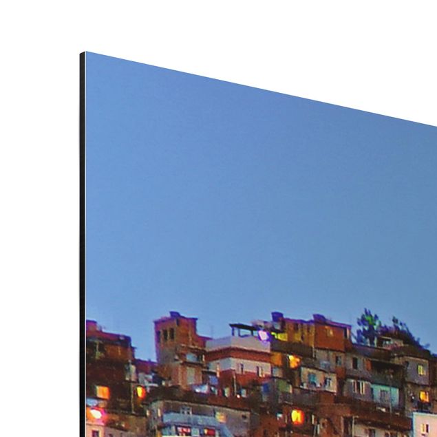 quadros para parede Rio De Janeiro Favela Sunset