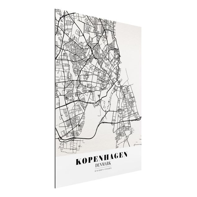 decoraçoes cozinha Copenhagen City Map - Classic