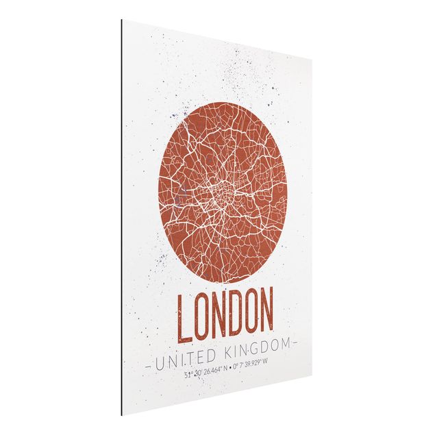 decoraçoes cozinha City Map London - Retro