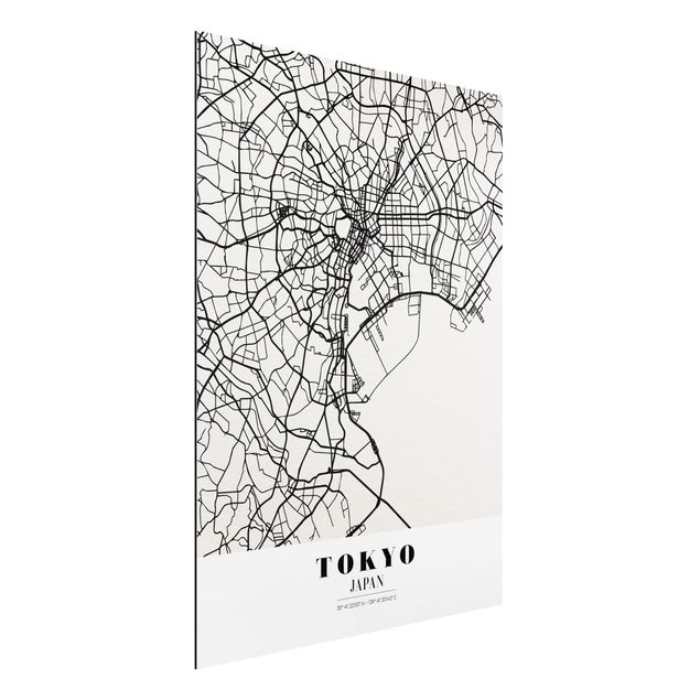 decoraçao cozinha Tokyo City Map - Classic