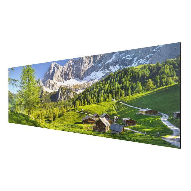 quadro com paisagens Styria Alpine Meadow