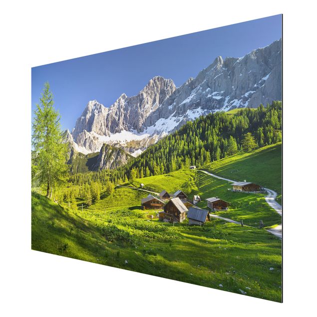 quadro com paisagens Styria Alpine Meadow