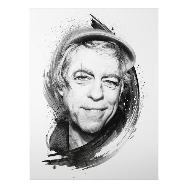 Quadros retratos Bob Geldof