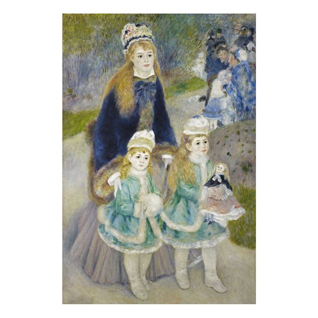 Quadros movimento artístico Impressionismo Auguste Renoir - Mother and Children (The Walk)