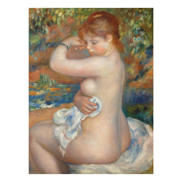Quadros movimento artístico Impressionismo Auguste Renoir - After the Bath